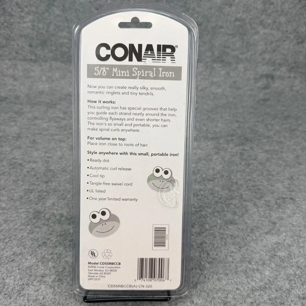2006 Claire's by Conair Mini Spiral Iron 5/8